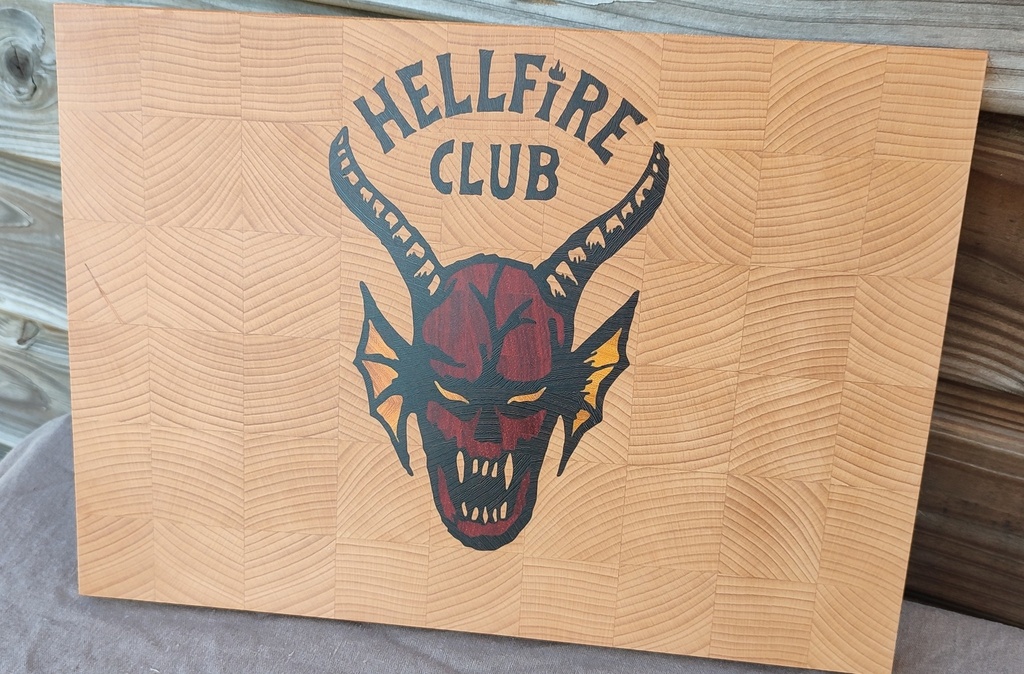 Planche à découper - "Hellfire"